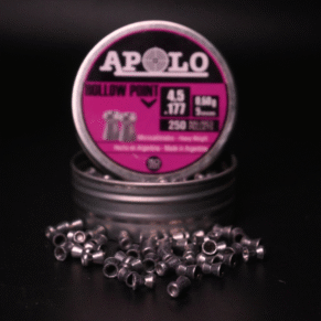 Apolo Hollow Point Airgun Pellets – 4.5mm (.177 Caliber) – Approx. 250 Pieces – ADD-Bird.UK