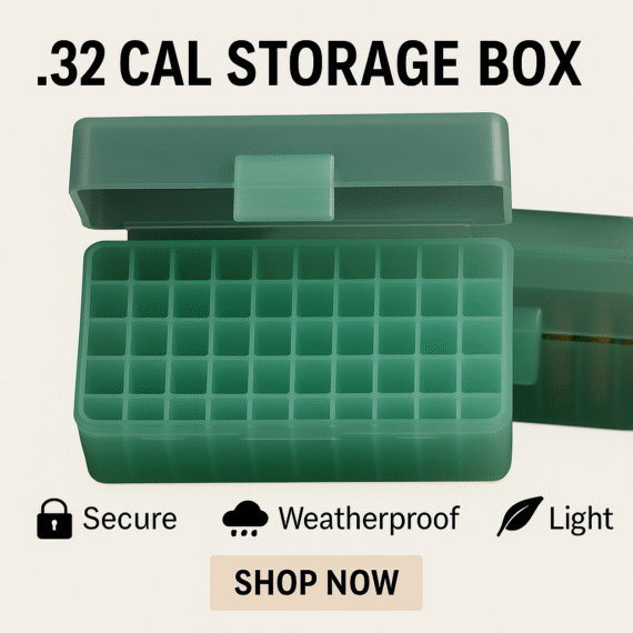 Flip-Top Ammo Carry Box – .32 Cal | 50-Round Secure Storage | ADD-Bird.UK - Image 6