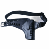 45 Bore Pistol Belt Holster – Premium Leather (Black Colour)