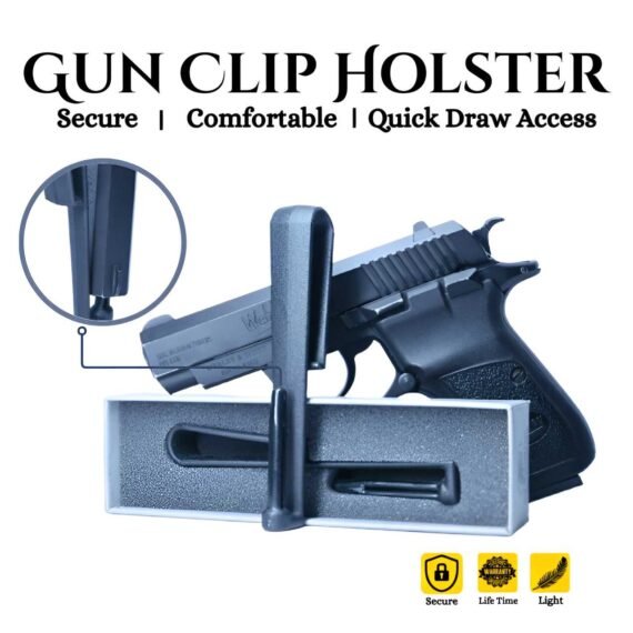 Pistol & Revolver Clip Holster – Secure Tactical Carry with Belt Clip | ADD-Bird.UK